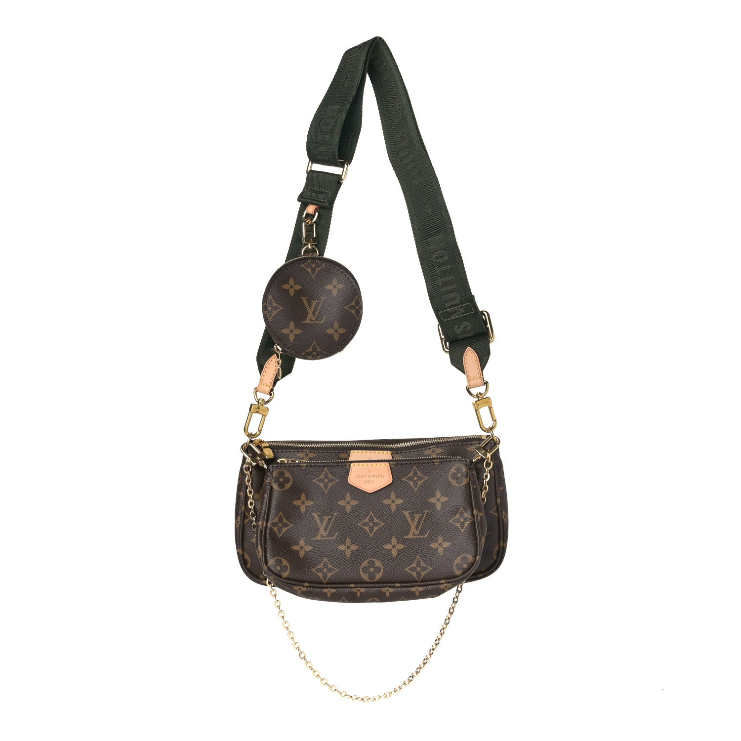 Louis Vuitton Monogram Multi Pochette Accessories Kaki 2 of 12