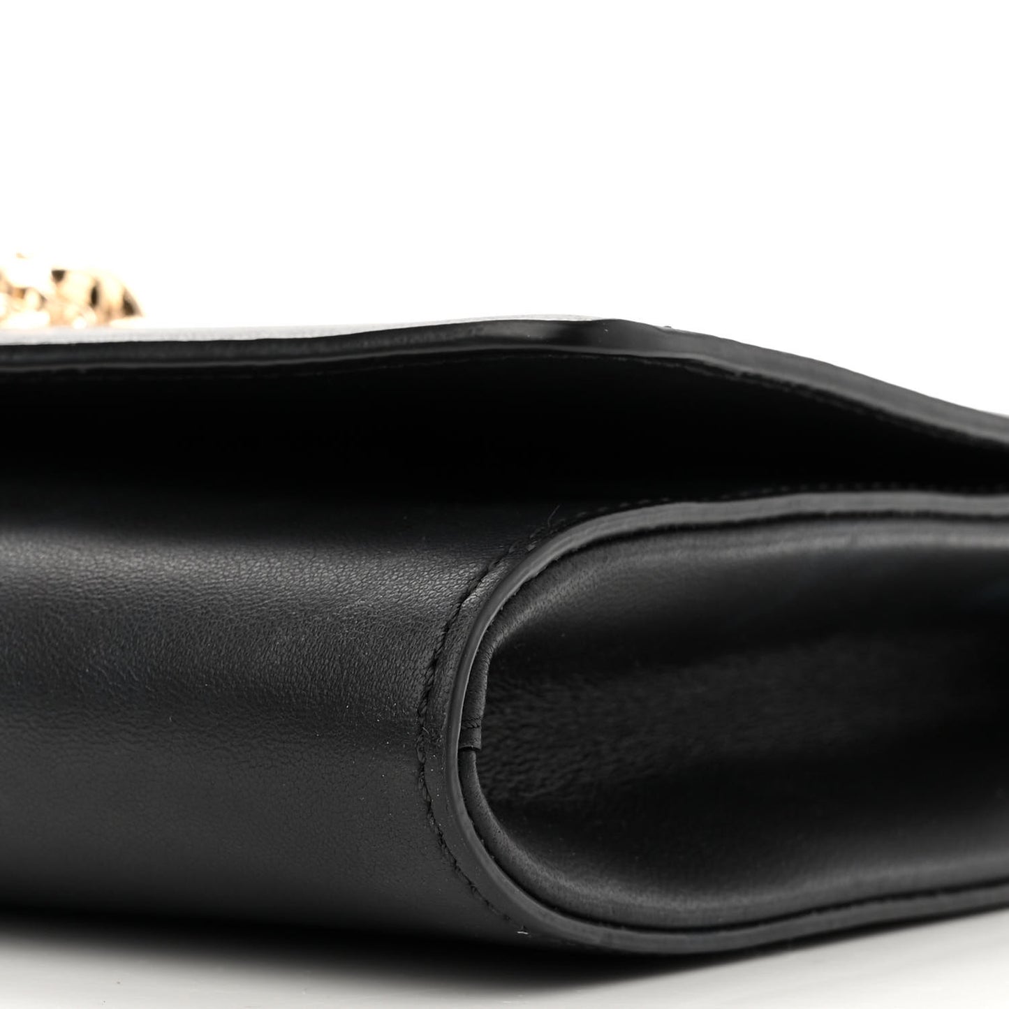 Vitello Palazzo Medusa Evening Clutch Bag Black