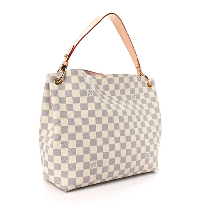 Louis Vuitton Damier Azur Graceful PM Rose Ballerine 2 of 9