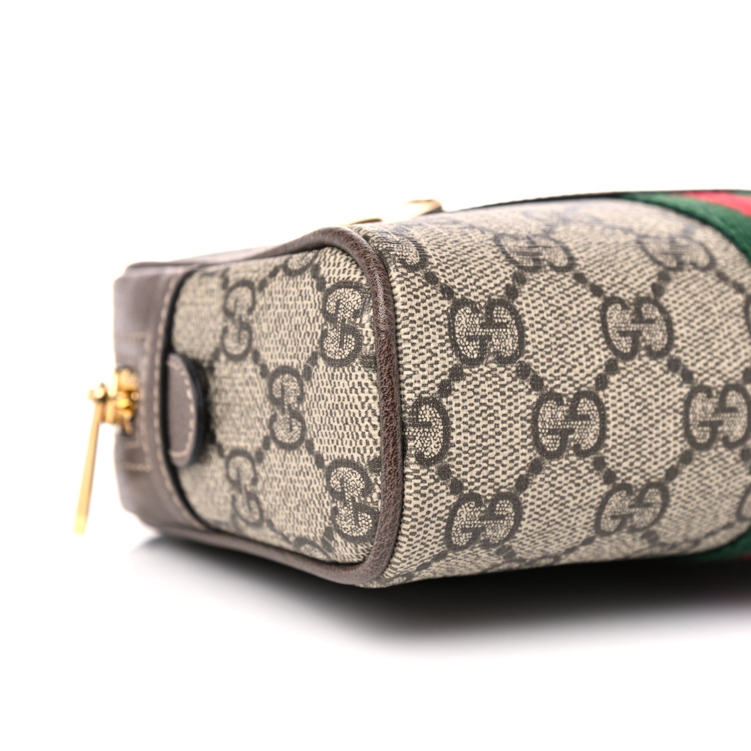 Gucci GG Supreme Monogram Web Small Ophidia Belt Bag 95 38 Dark Brown 7 of 9