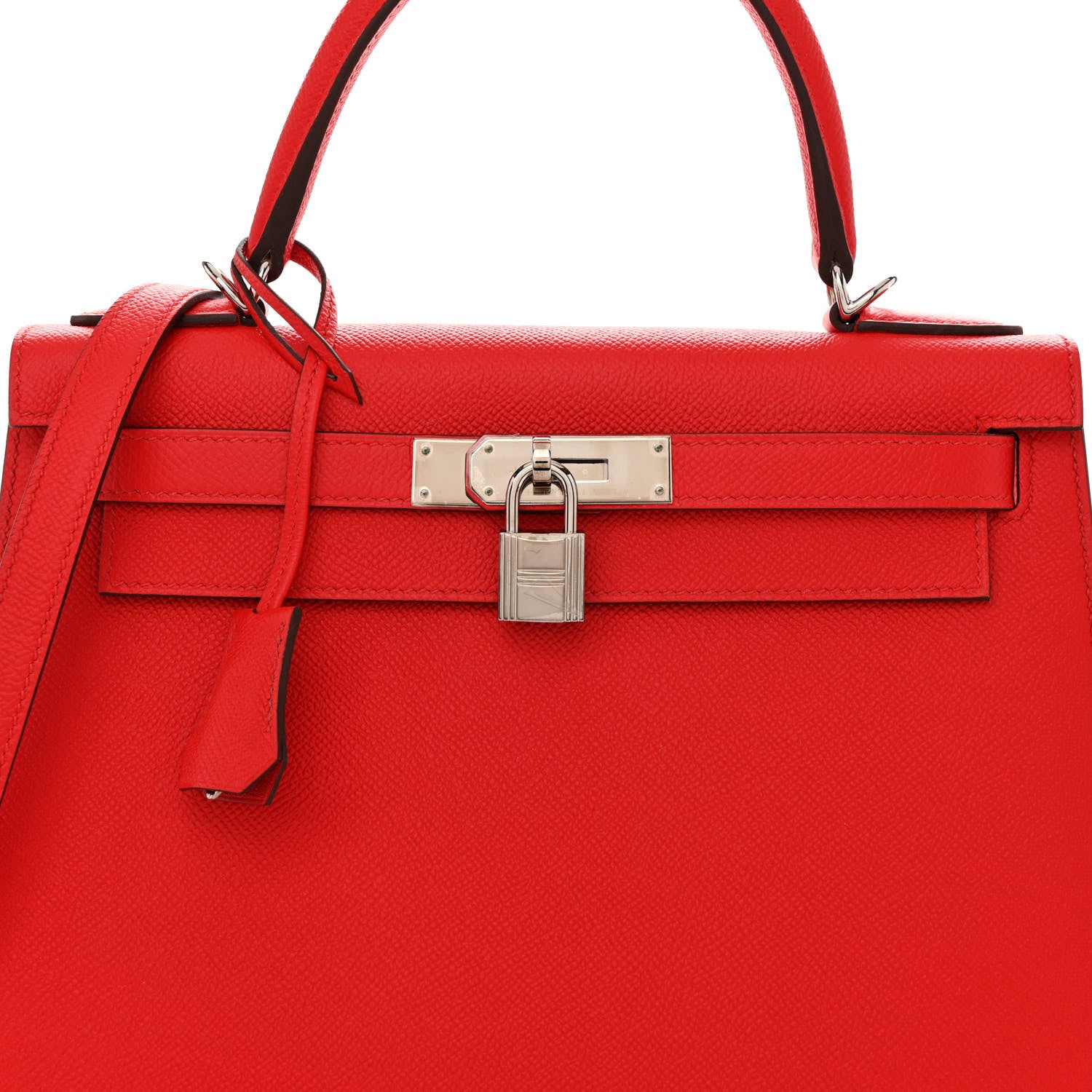 Hermes Epsom Kelly Sellier 28 Rouge de Coeur 8 of 12