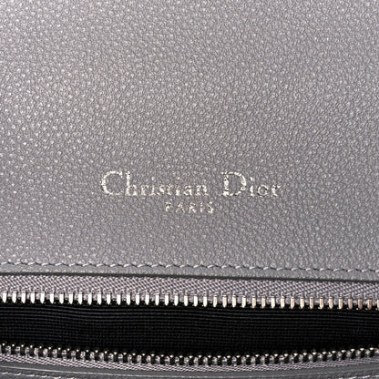 Christian Dior Grained Calfskin Medium Diorama Flap Bag Gris 6 of 10