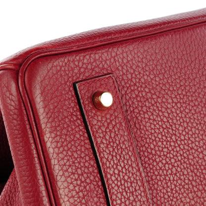 Hermes Taurillon Clemence JPG Birkin 42 Rouge H 17 of 19