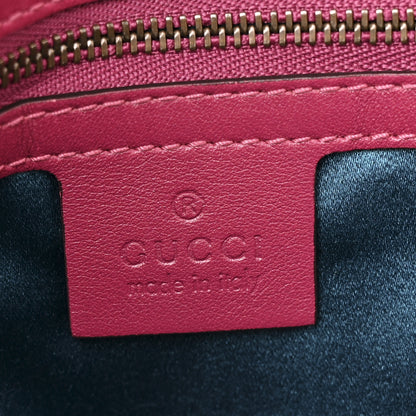 Gucci Velvet Matelasse Blind for Love Embroidered Medium GG Marmont Shoulder Bag Light Raspberry Rose Multicolor 6 of 13