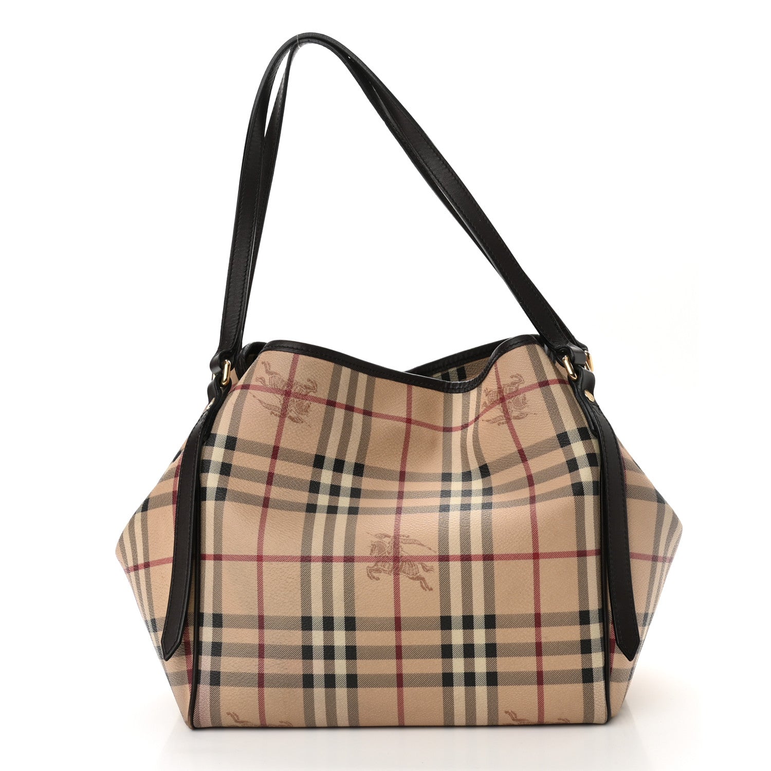 Burberry Haymarket Check Small Canterbury Tote Brown 3 of 17