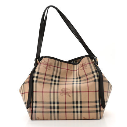 Burberry Haymarket Check Small Canterbury Tote Brown 3 of 17