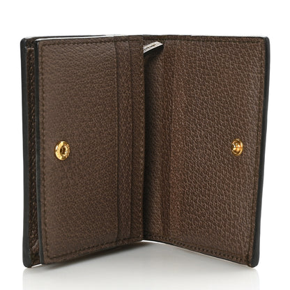 Gucci GG Supreme Monogram Web Ophidia Card Case Beige New Acero 6 of 7
