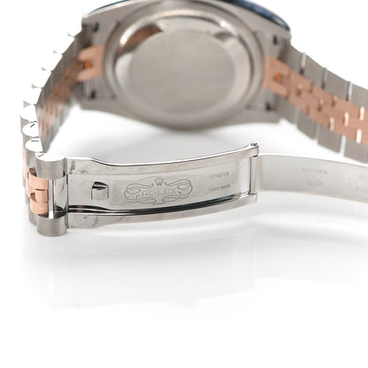 Rolex Stainless Steel 18K Everose Gold 36mm Oyster Perpetual Datejust Turn-O-Graph Watch Black 116261 5 of 5