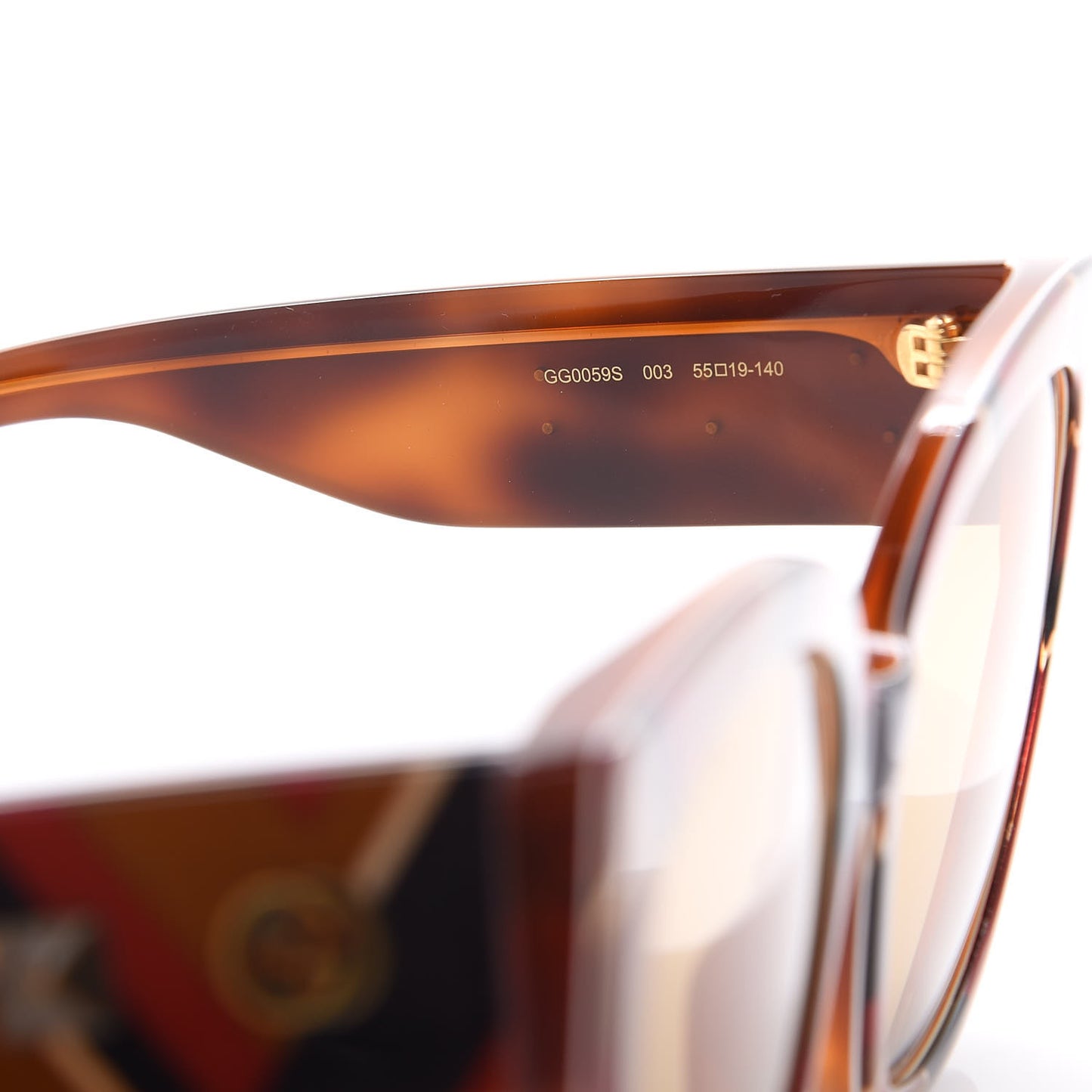 Acetate Square Frame Sunglasses GG0059S Multicolor