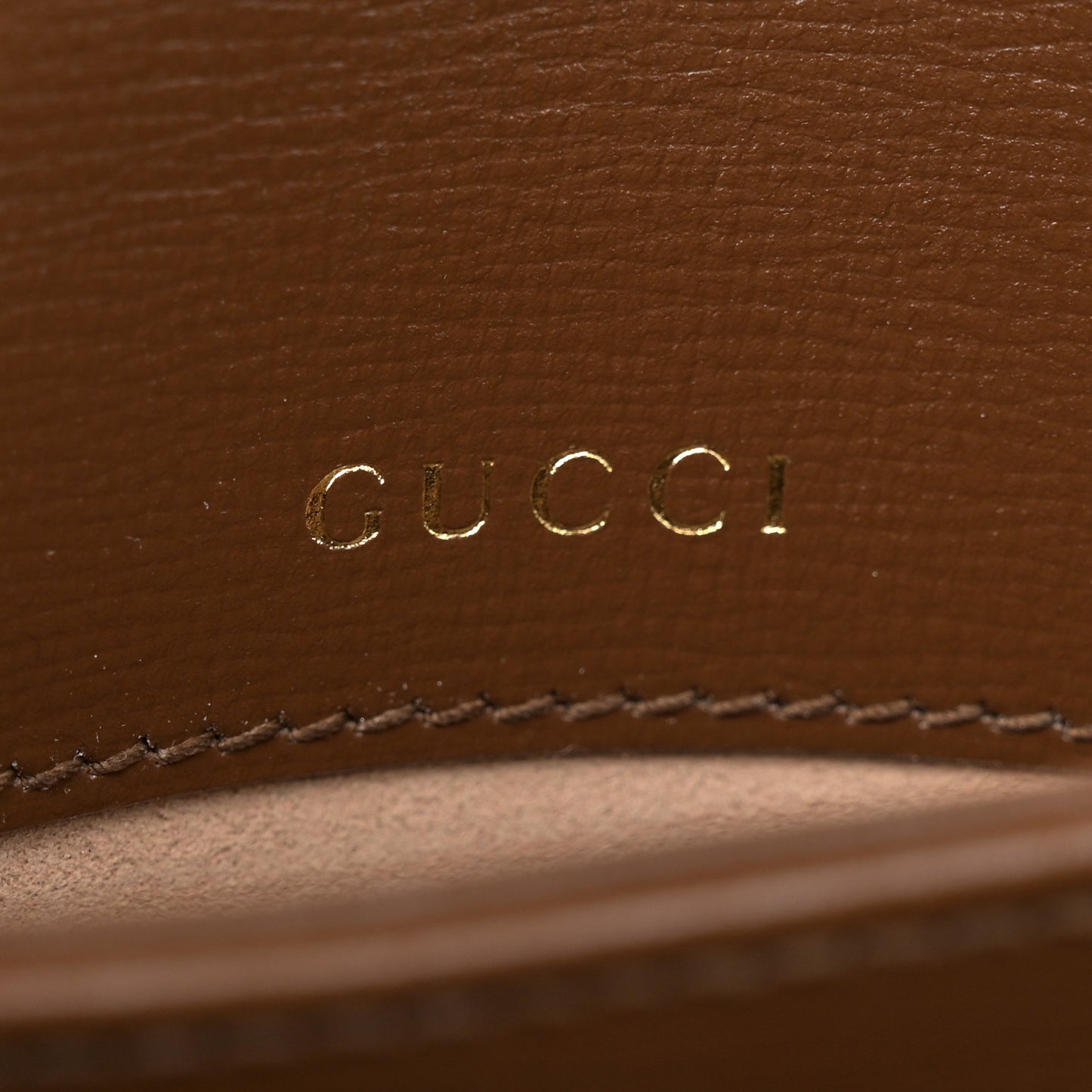 GG Supreme Monogram Horsebit 1955 Belt Bag Beige Brown Sugar