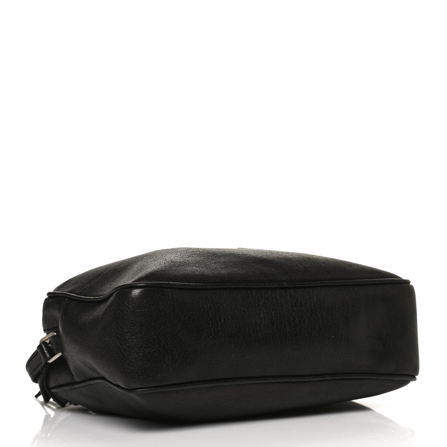 Saint Laurent Lambskin Monogram Embossed Small Lou Camera Bag Black 4 of 11