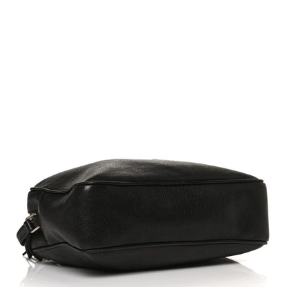 Saint Laurent Lambskin Monogram Embossed Small Lou Camera Bag Black 4 of 11