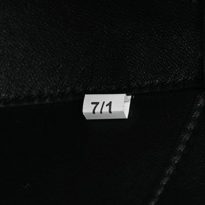 Prada City Calfskin Medium Metal Triangle Logo Bag Black 7 of 10