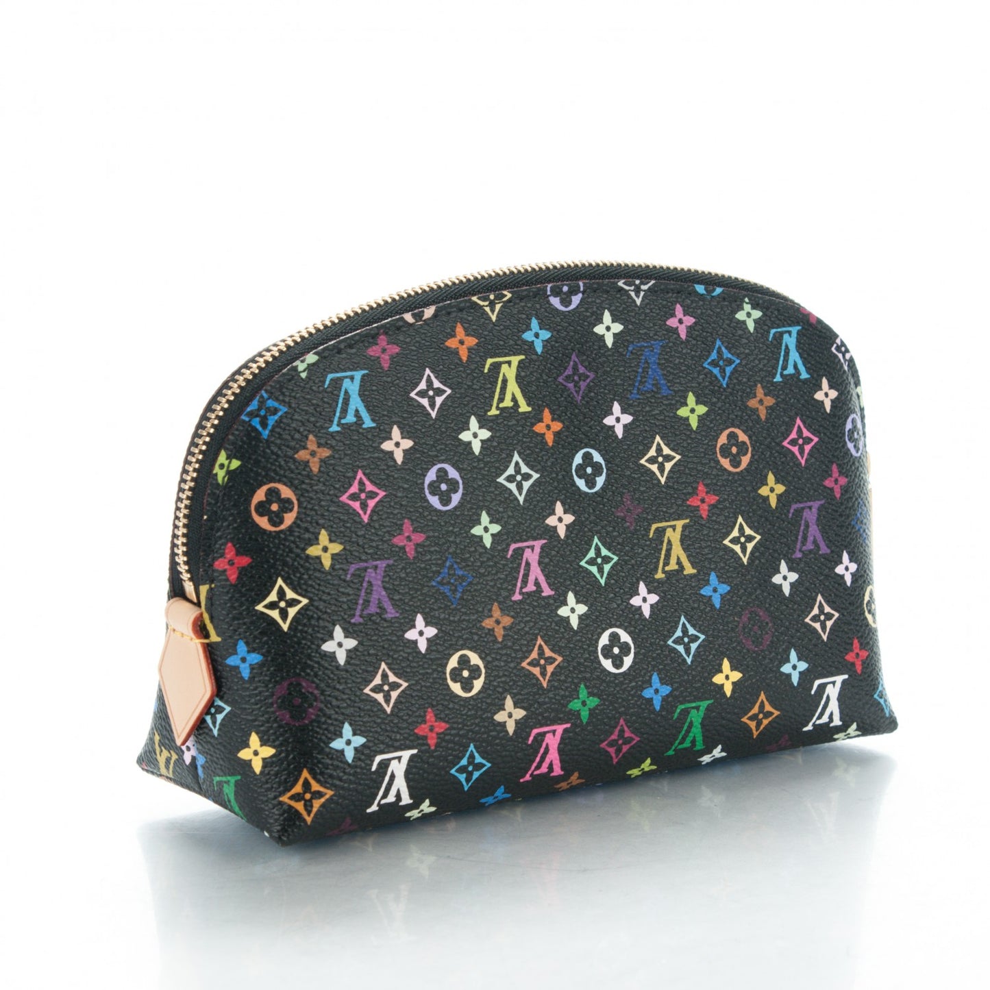Monogram Multicolor Cosmetic Pouch Black Grenade