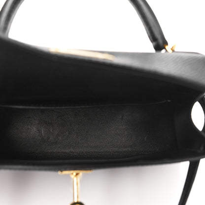 Hermes Epsom Mini Kelly Sellier 20 Black 5 of 11