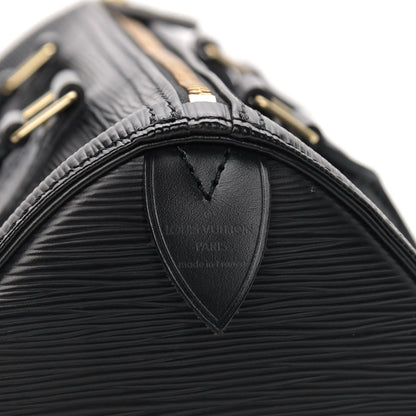 Louis Vuitton Epi Speedy 25 Black 8 of 13