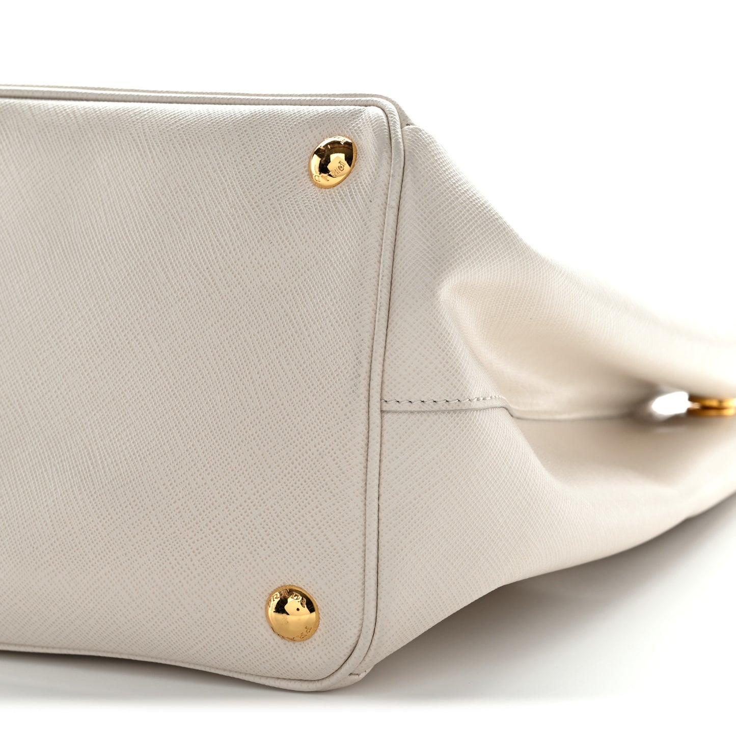 Saffiano Lux Large Galleria Double Zip Talco