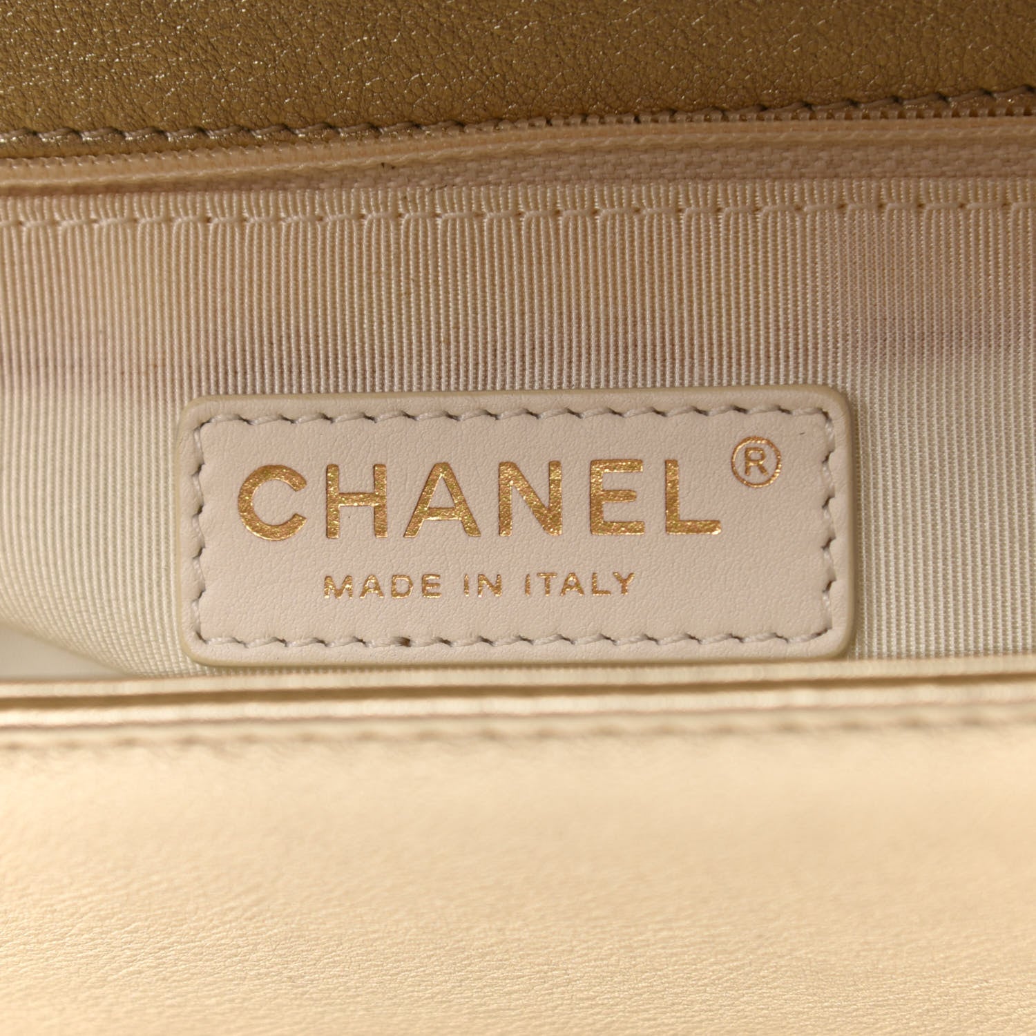 Chanel Lambskin Perforated Quilted New Medium Boy Flap Gold 8 of 11