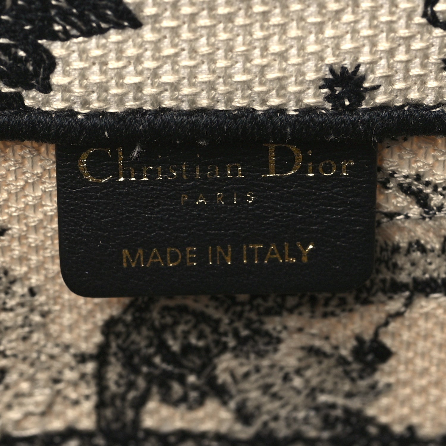 Christian Dior Canvas Zodiac Toile De Jouy Embroidered Medium Book Latte 6 of 8