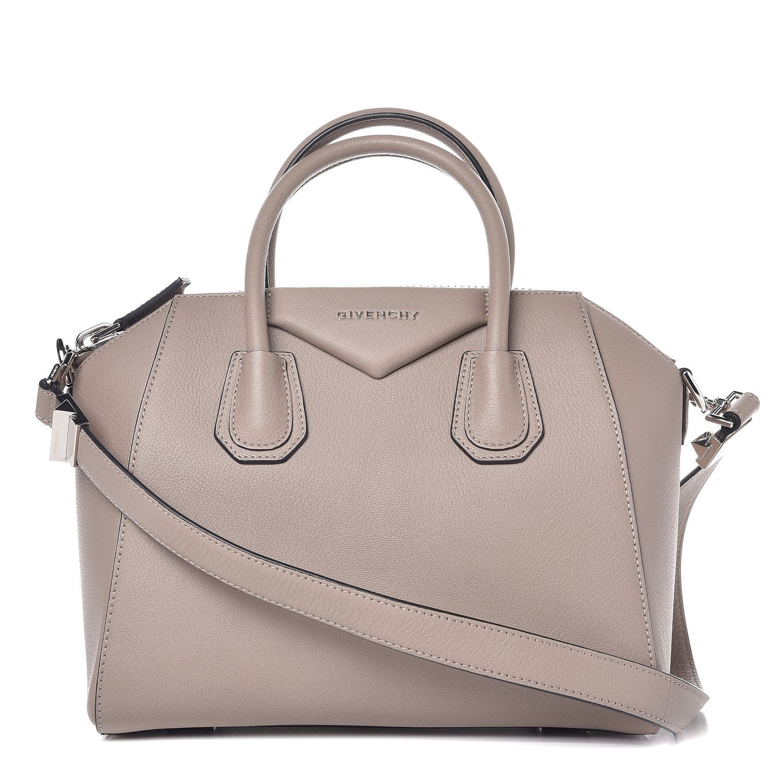 Givenchy Sugar Goatskin Small Antigona Mastic 1 of 9