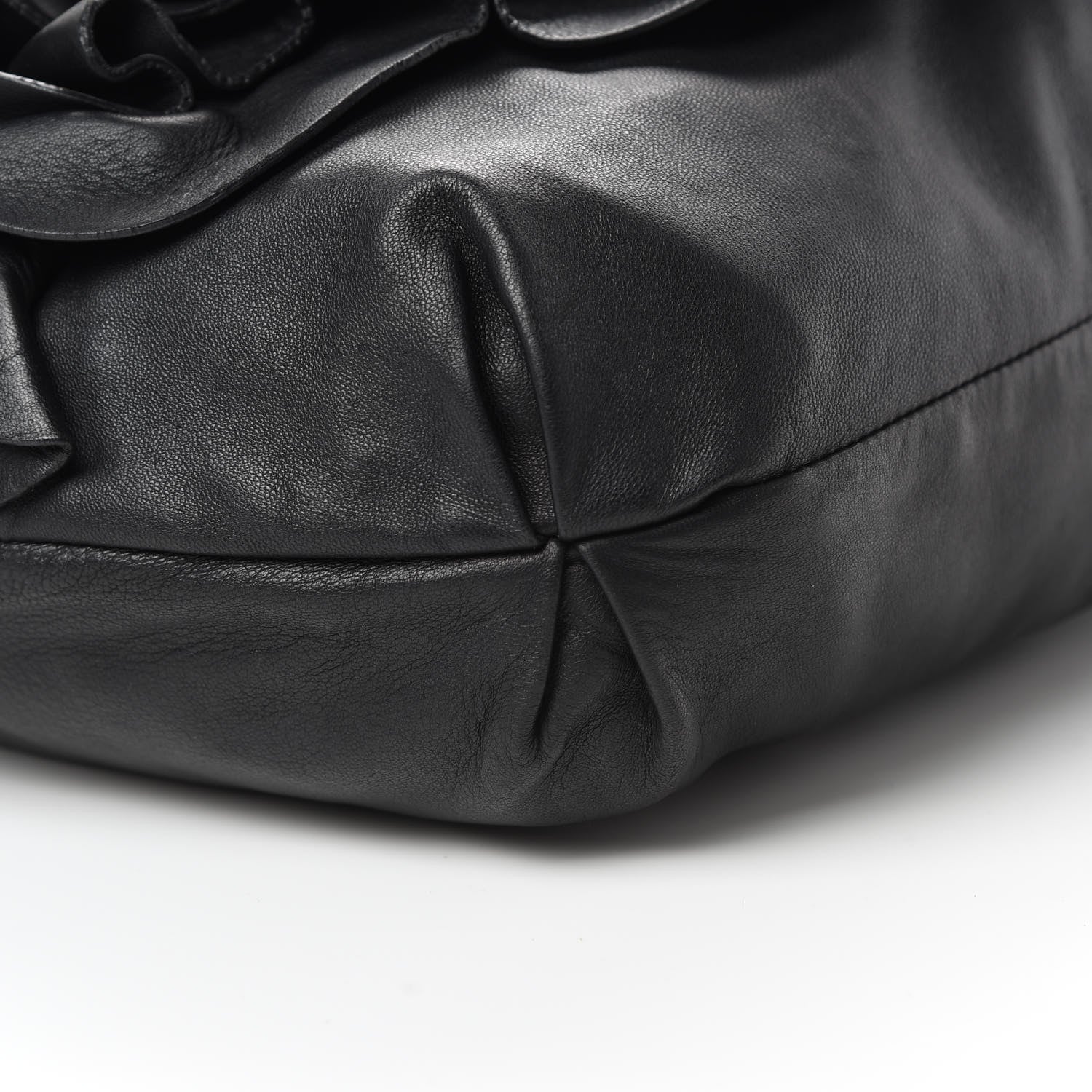 Valentino Garavani Nappa Pleated Tote Black 10 of 17