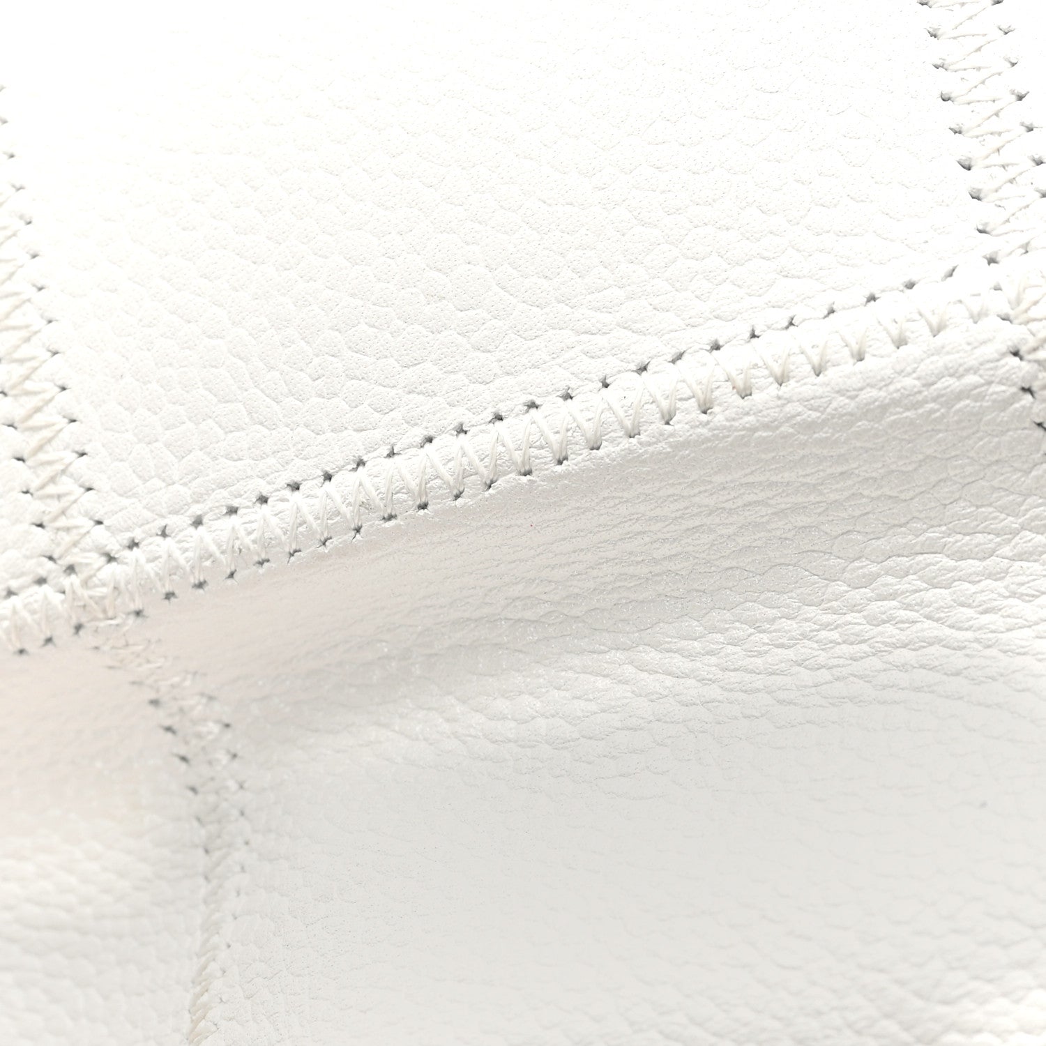 Chanel Caviar Square Stitched Bag White 14 of 14