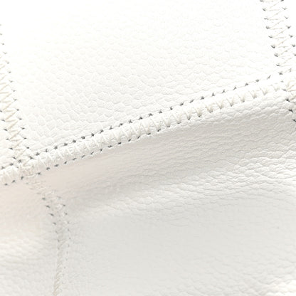 Chanel Caviar Square Stitched Bag White 14 of 14