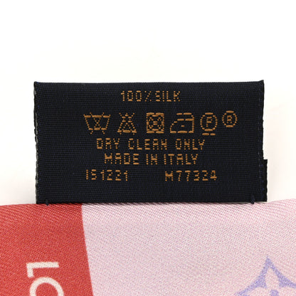 Louis Vuitton Silk Monogram All That Straps Bandeau Mauve 4 of 4