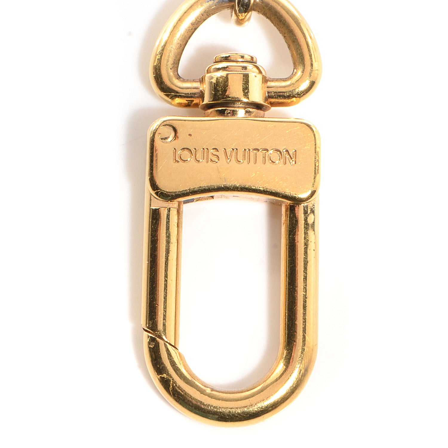 Louis Vuitton Pochette Extender Key Ring Gold 3 of 4