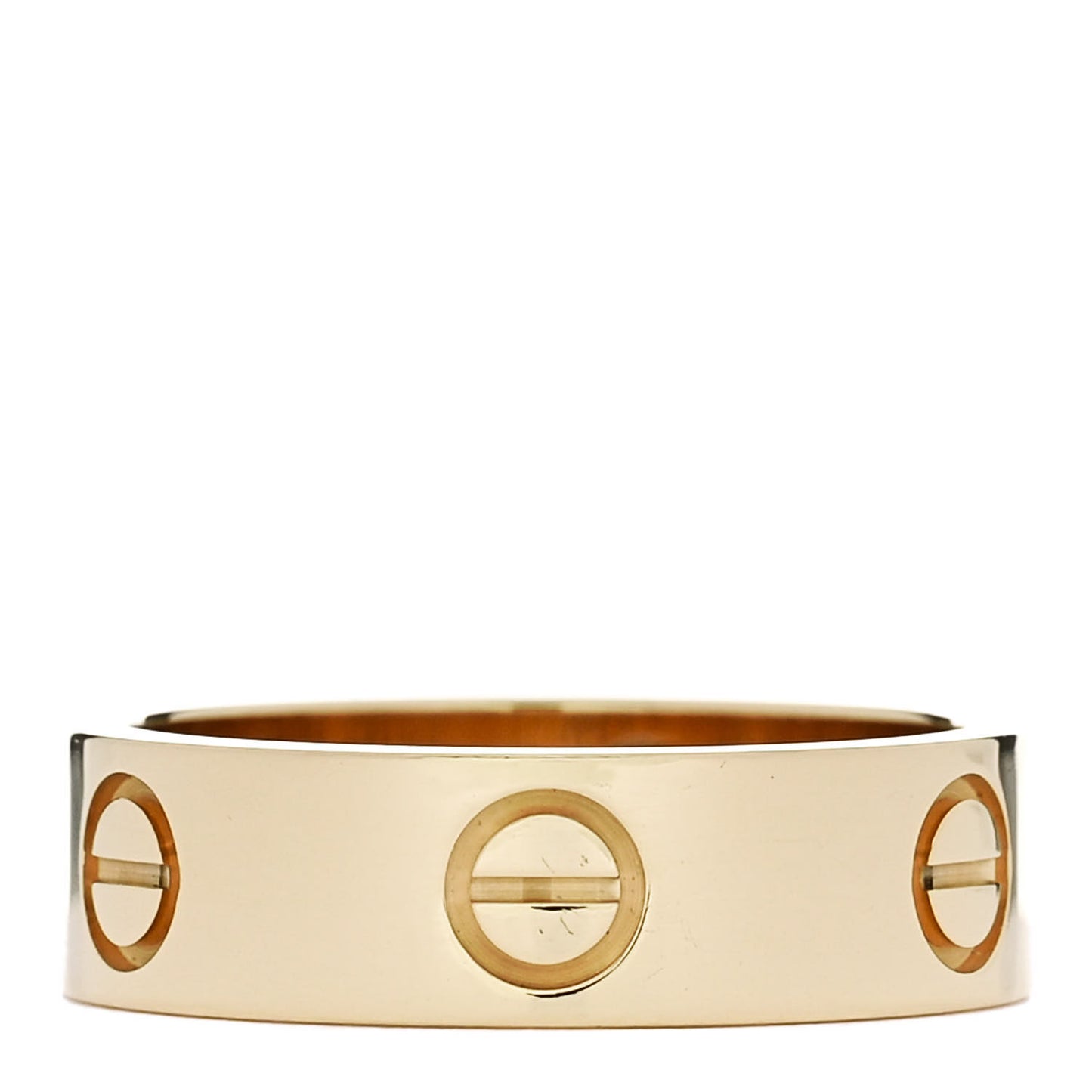 18K Yellow Gold 5.5mm LOVE Ring 53 6.5