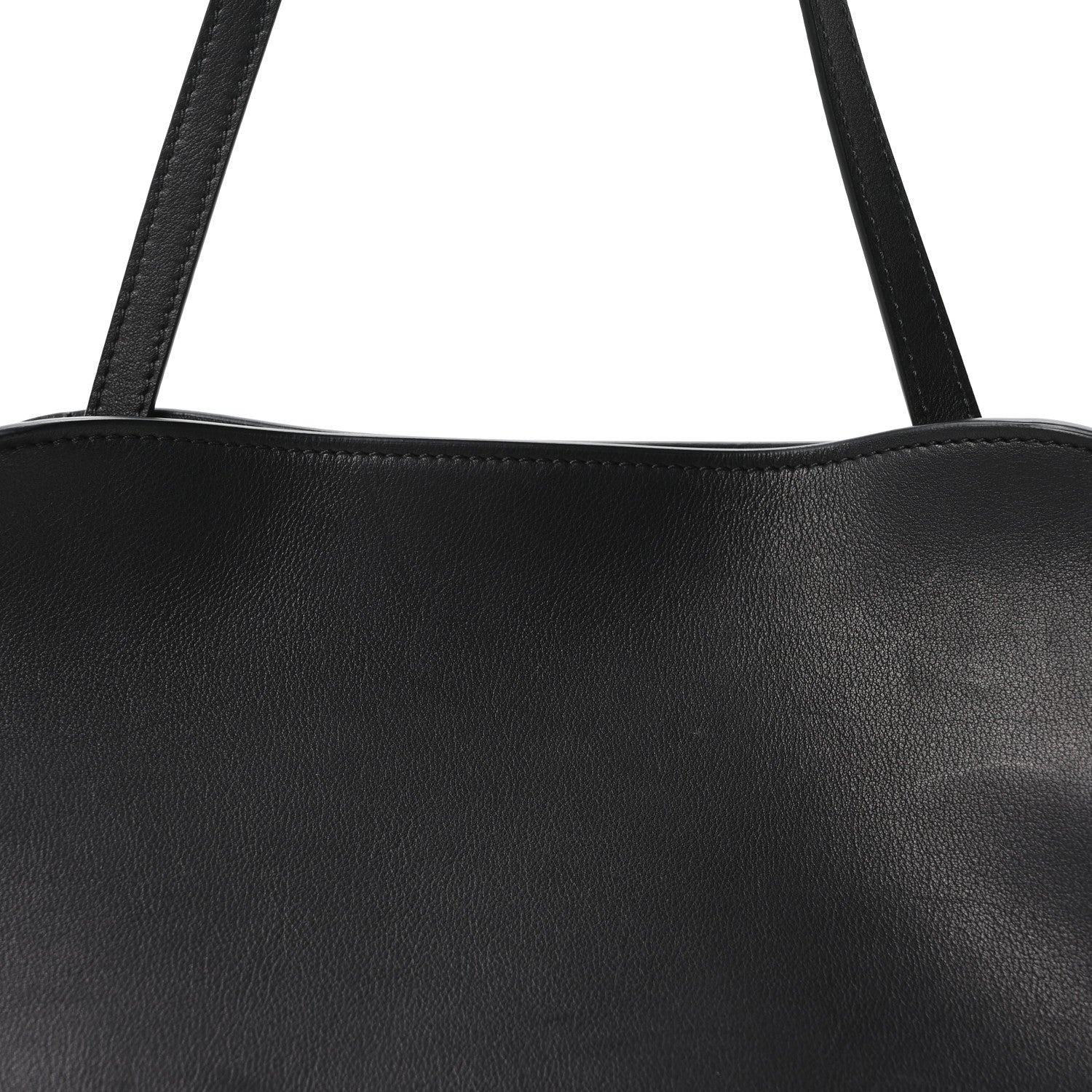 The Row Smooth Calfskin Peggy Bag Black 7 of 9