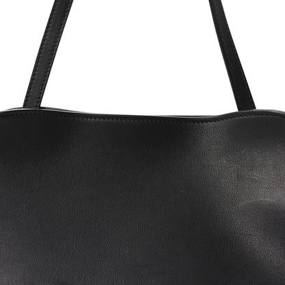 The Row Smooth Calfskin Peggy Bag Black 7 of 9