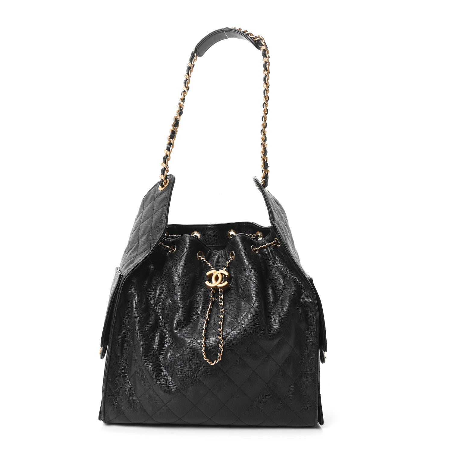 Chanel Caviar Quilted Medium Chanel 25 Handbag Black 1 of 11