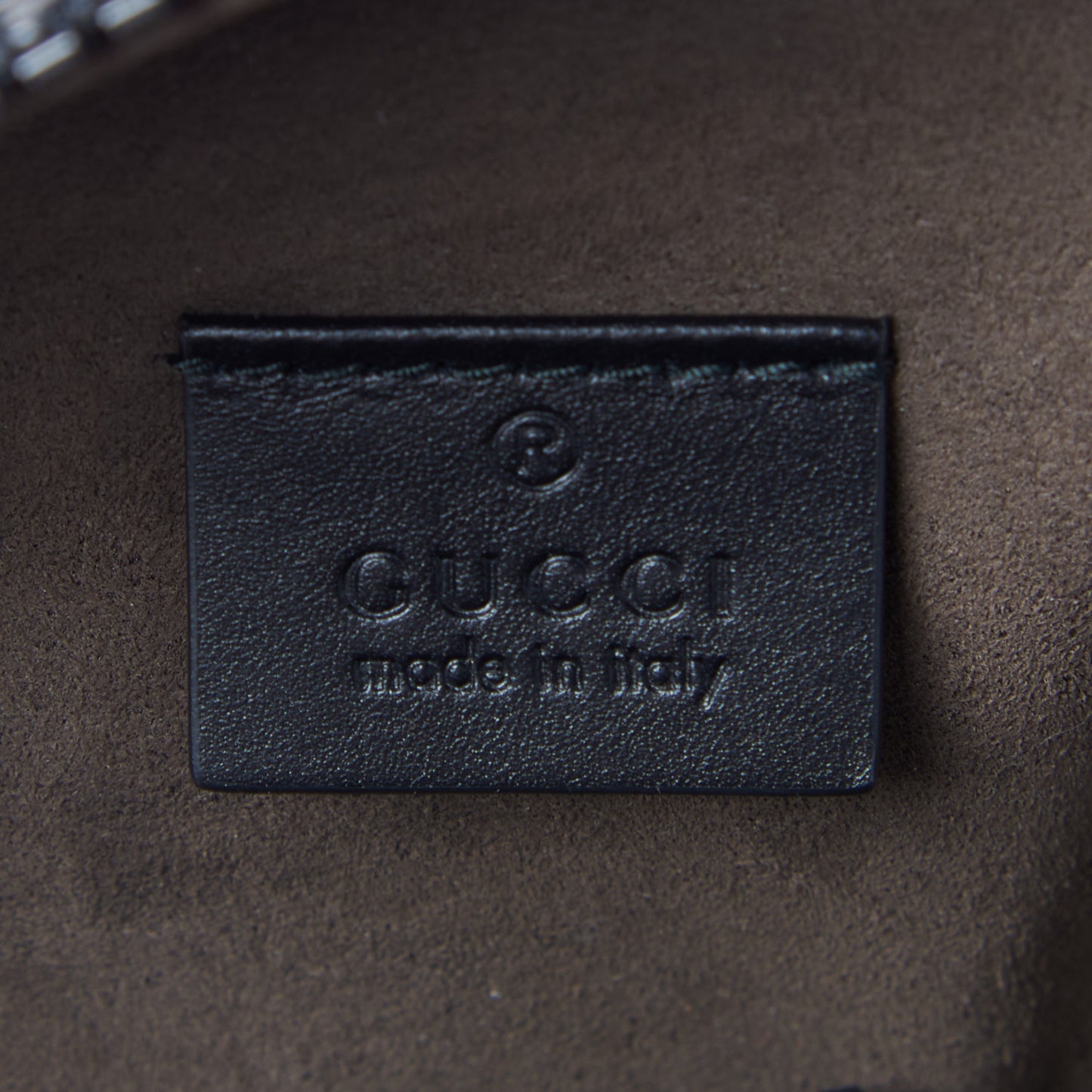 GG Supreme Monogram Medium Backpack Black