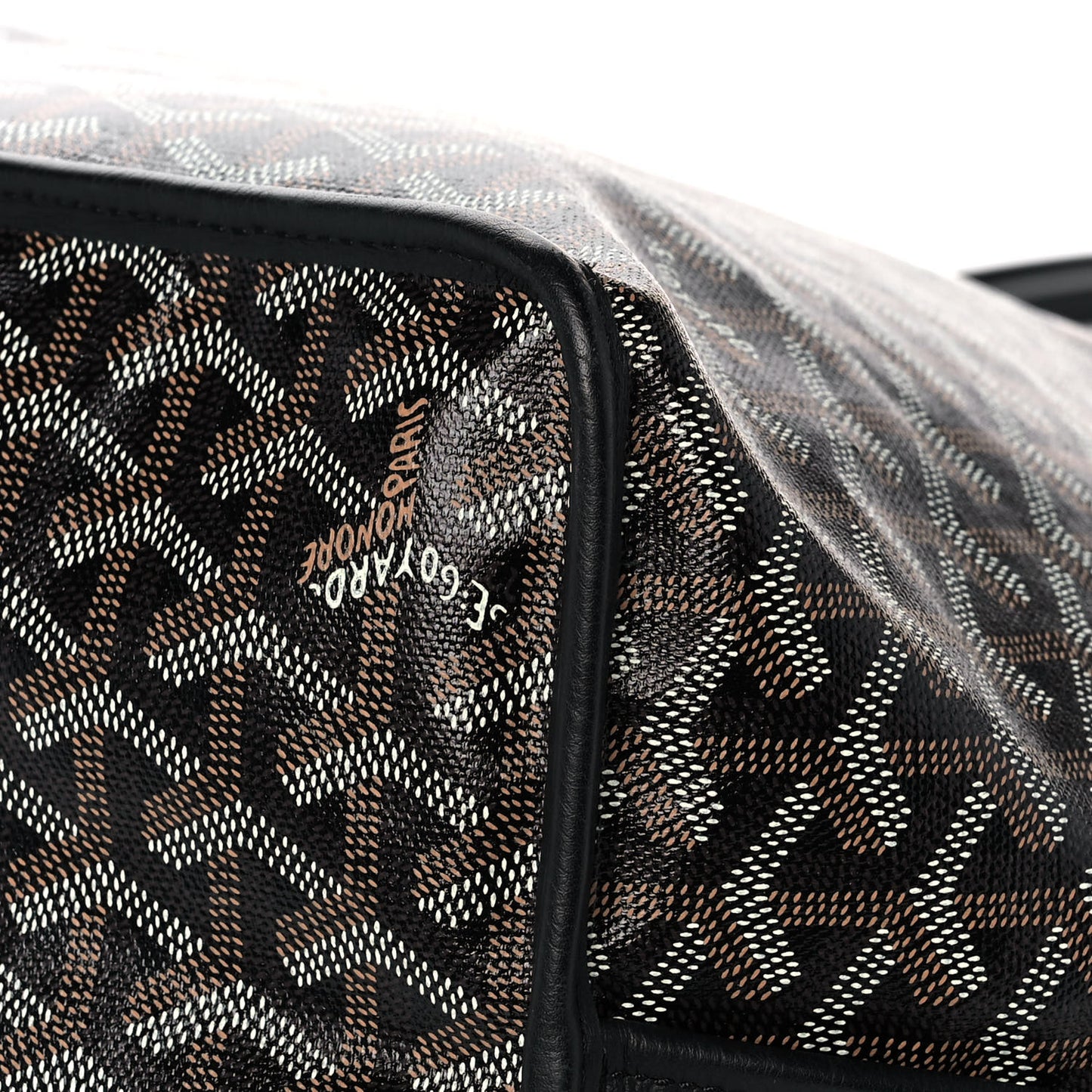 Goyardine Reversible Anjou GM Black
