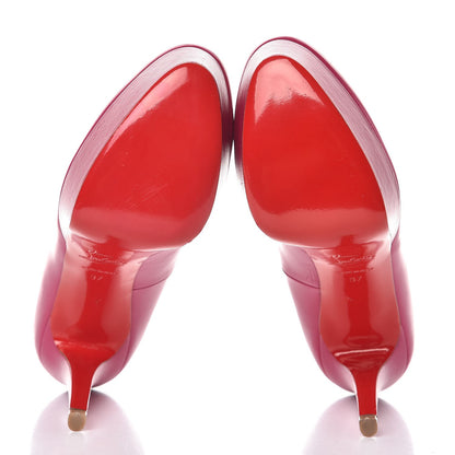 Christian Louboutin Kid Bianca 120 Pumps 37 Grenadine 5 of 9