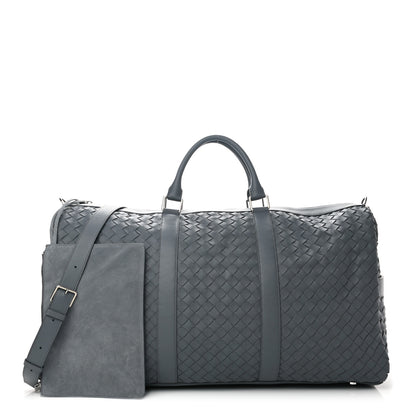 Bottega Veneta Nappa Intrecciato Large Holdall Duffel Grey 1 of 9