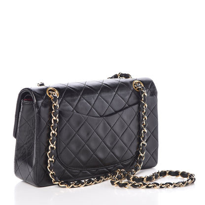 Chanel Lambskin Quilted Small Double Flap Black 3 of 10