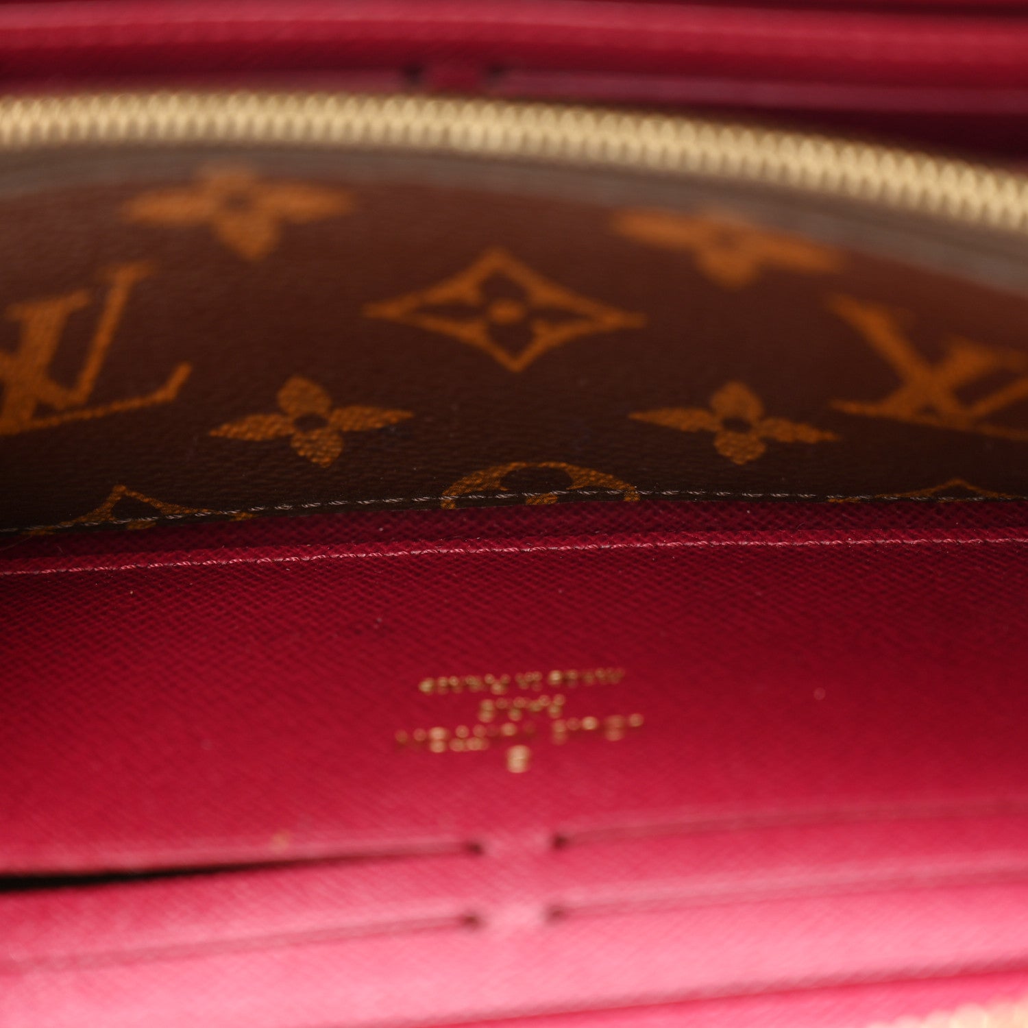 Louis Vuitton Monogram Clemence Wallet Fuchsia 6 of 12