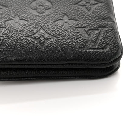 Louis Vuitton Empreinte Double Zip Pochette Black 13 of 14