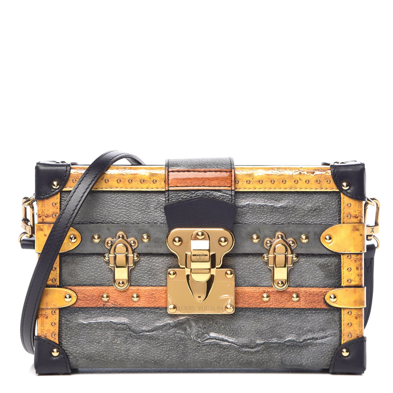 Louis Vuitton Calfskin Transformed Monogram Petite Malle 1 of 10
