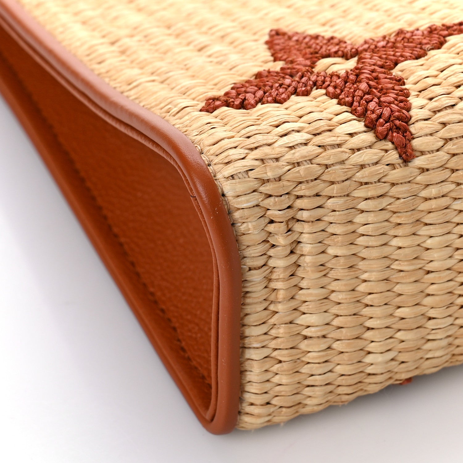 Louis Vuitton Raffia Monogram Giant Toiletry Pouch 26 Tan 7 of 8