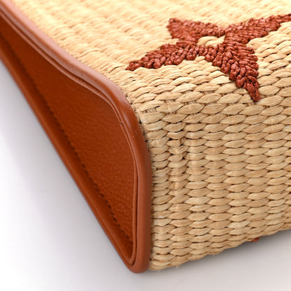 Louis Vuitton Raffia Monogram Giant Toiletry Pouch 26 Tan 7 of 8
