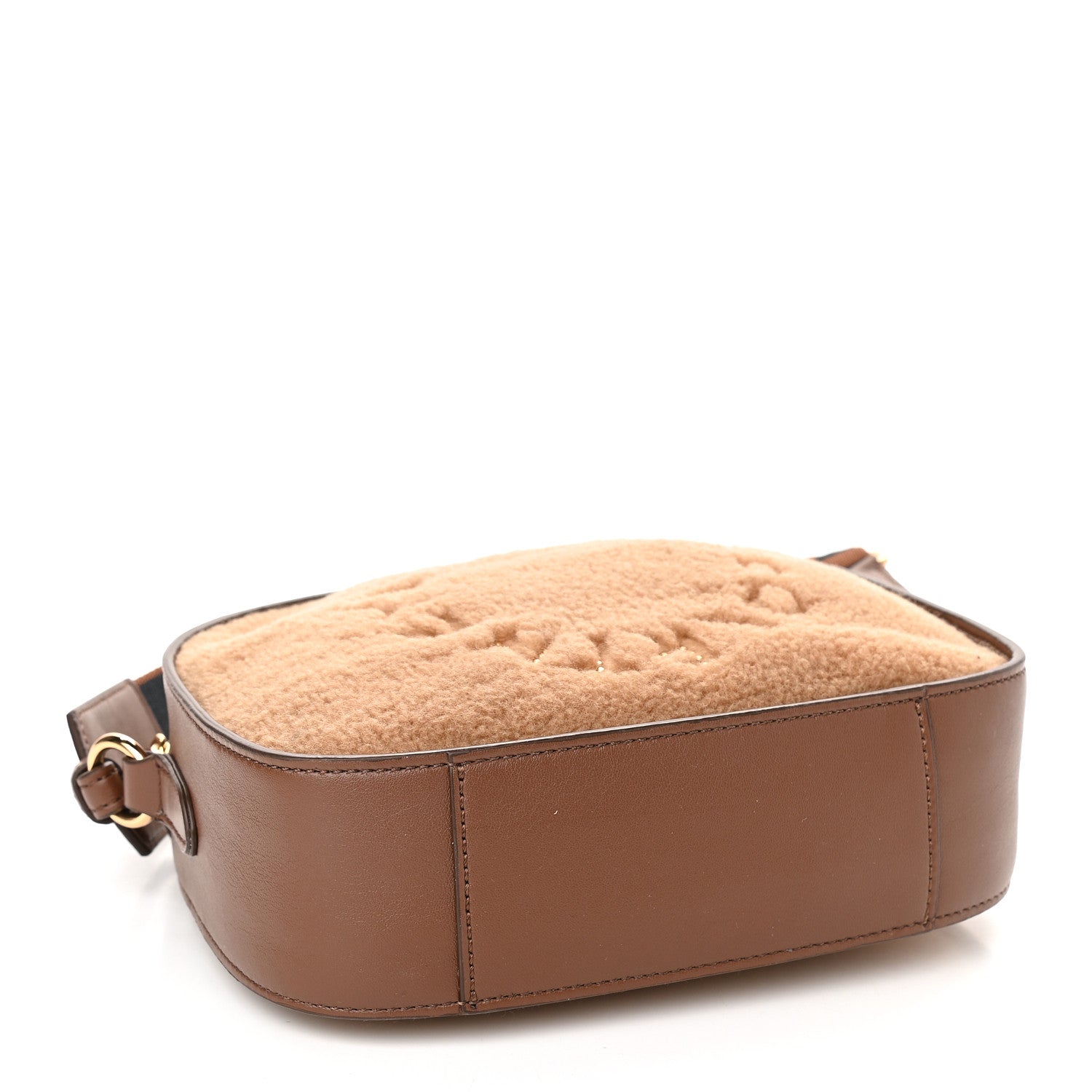 Stella McCartney Teddy Mat Logo Mini Camera Bag Biscuit 4 of 9