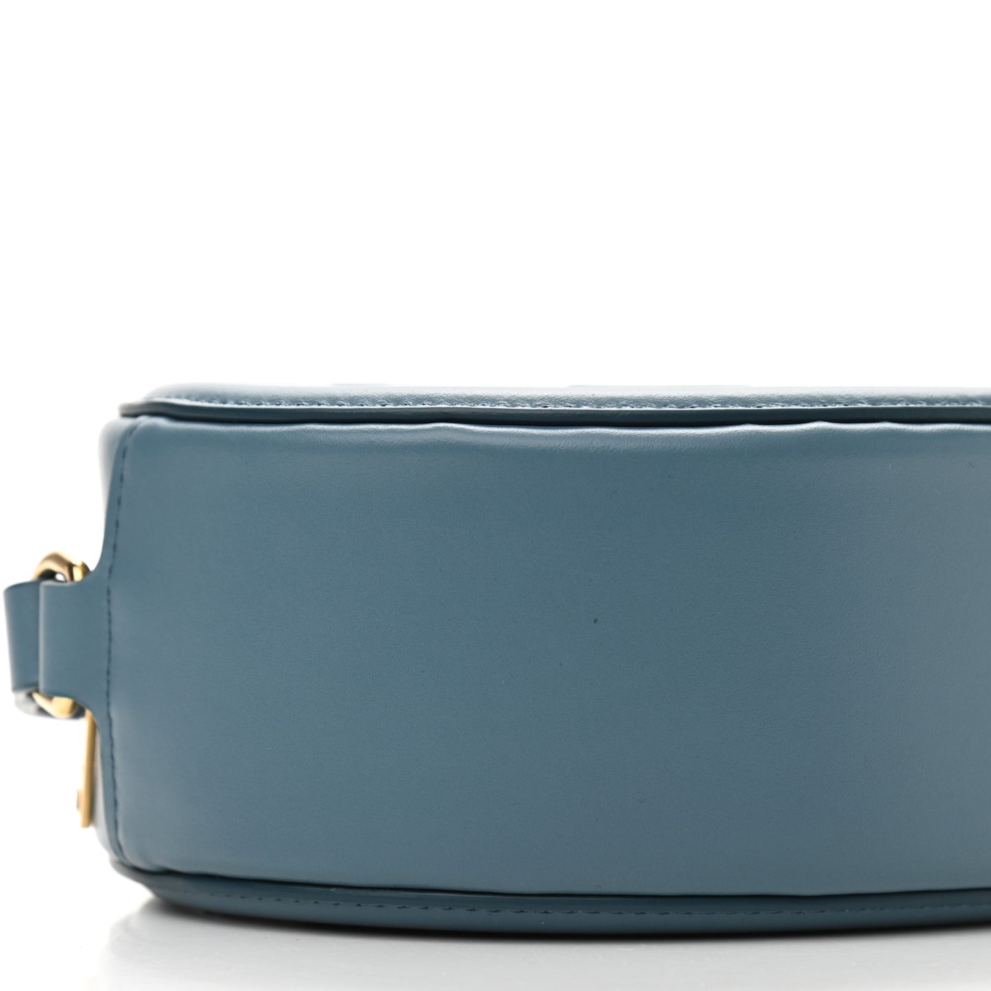 Smooth Calfskin Cuir Triomphe Oval Bag Denim