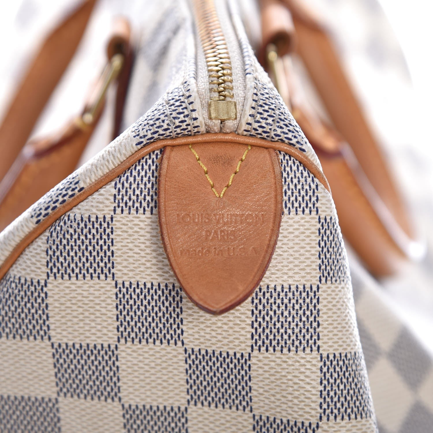 Louis Vuitton Damier Azur Speedy 30 6 of 9