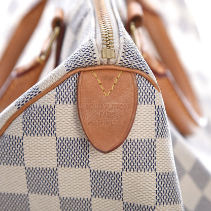 Louis Vuitton Damier Azur Speedy 30 6 of 9