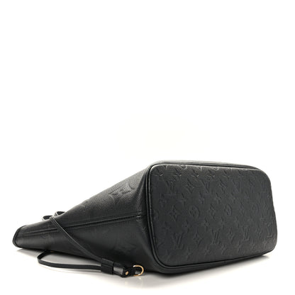 Louis Vuitton Empreinte Monogram Giant Neverfull MM Black 5 of 9