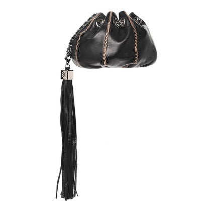 Chanel Lambskin Satin Reversible Mini Sac Cordon Black 1 of 12