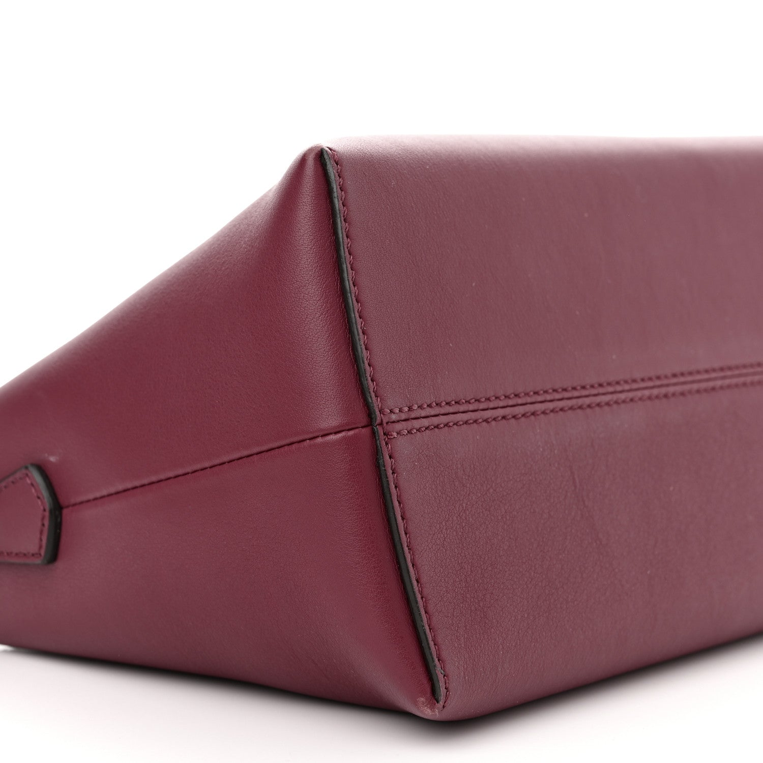Fendi Vitello Dolce Elaphe Medium By The Way Boston Bag Black Cherry Multicolor 9 of 12